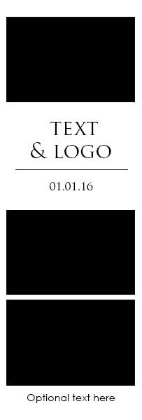 Strip- Logo Middle Print Template Sample