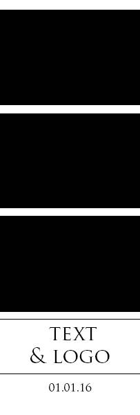 Strip- Logo Bottom Print Template Sample