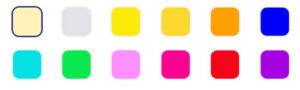 Neon LED sign colors