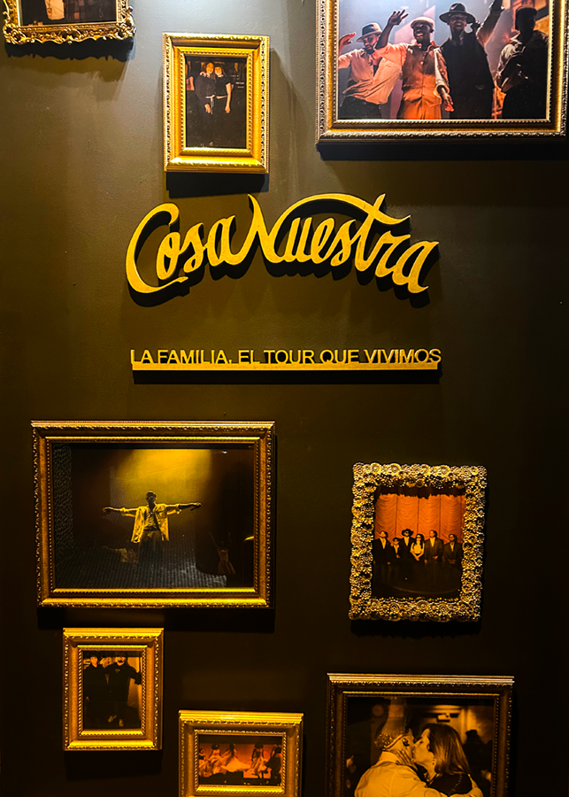 Photo Frame Decor at Rauw Alejandro After Party