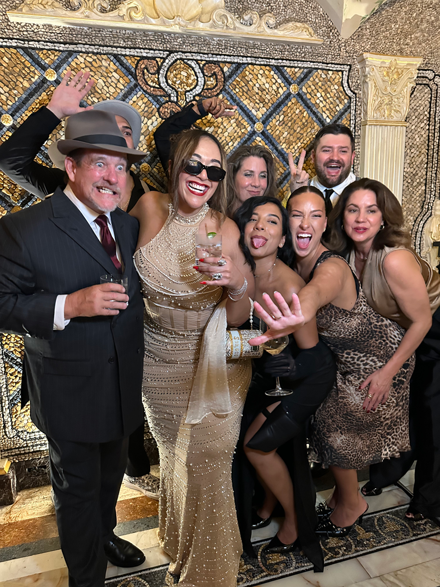 Versace Mansion Event Photo Booth Group