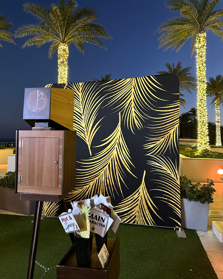 havana nights photo booth backdrop