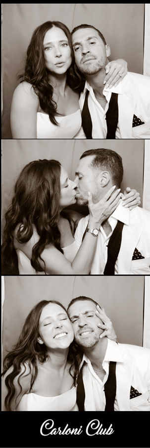 vintage enclosed photo booth photo strip