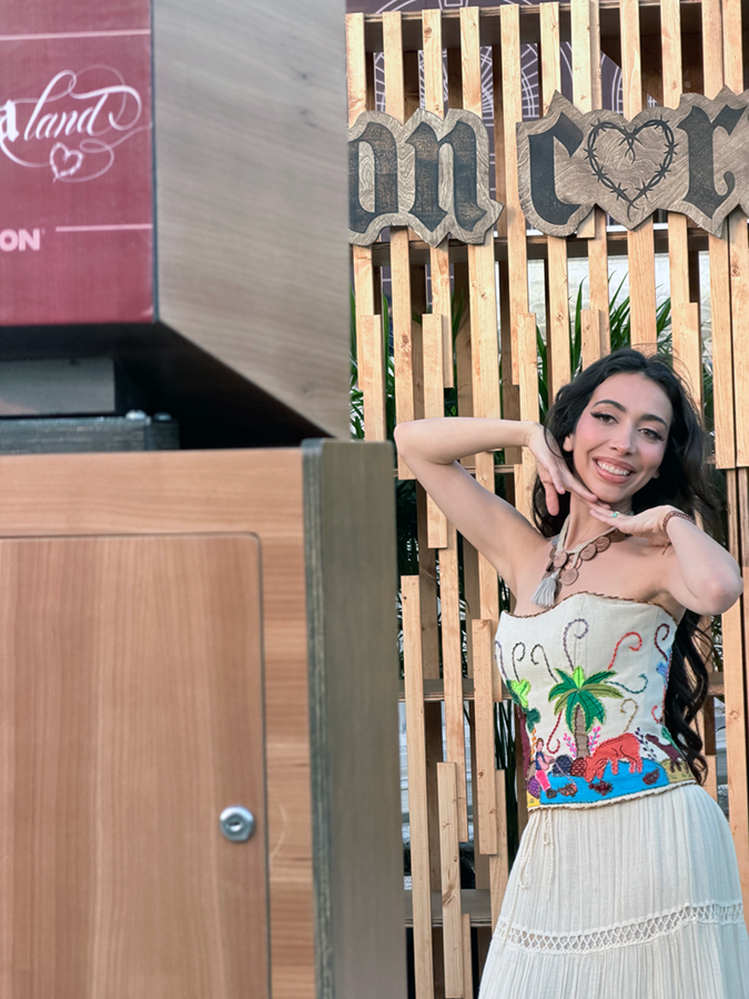 branded vintage photo booth behind the scenes