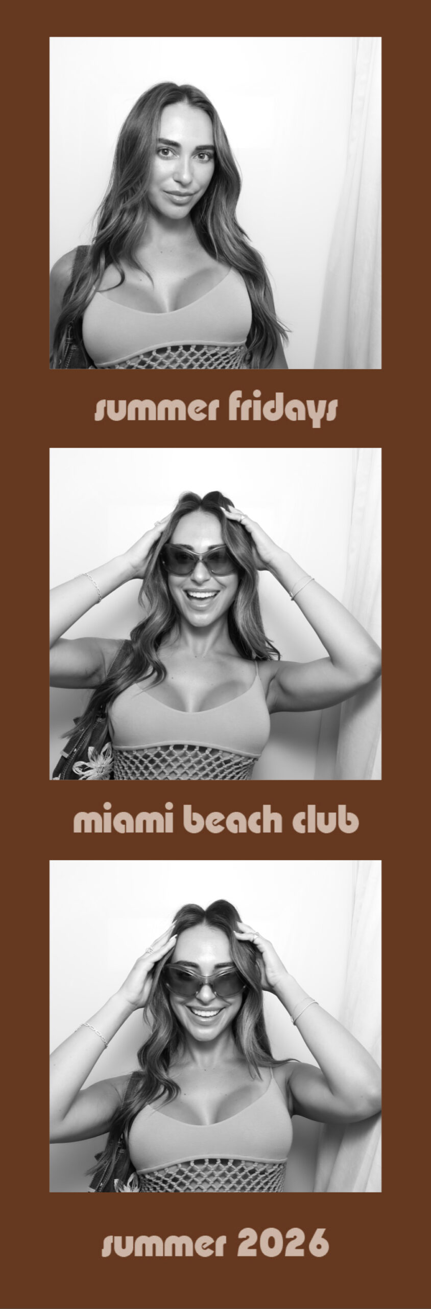 branded influencer photo booth picture