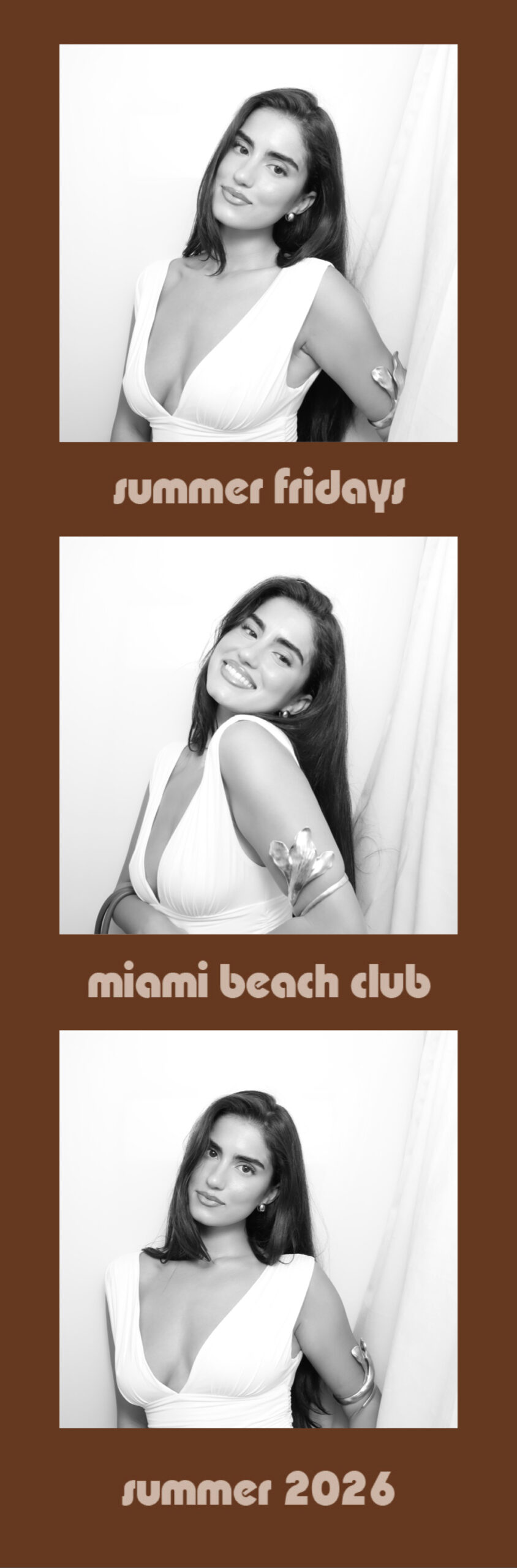 branded influencer photo booth picture