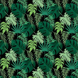 Tropical Greens Photo Booth Backdrop