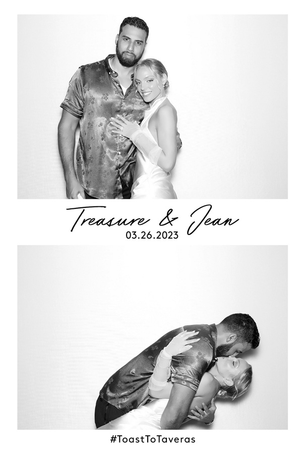 Glam Black and White Photo Booth